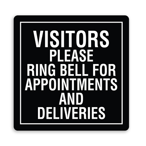Visitors Please Ring Bell For Appointments American Sign Company