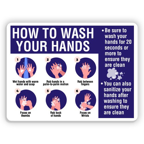 HOW TO WASH YOUR HANDS - American Sign Company