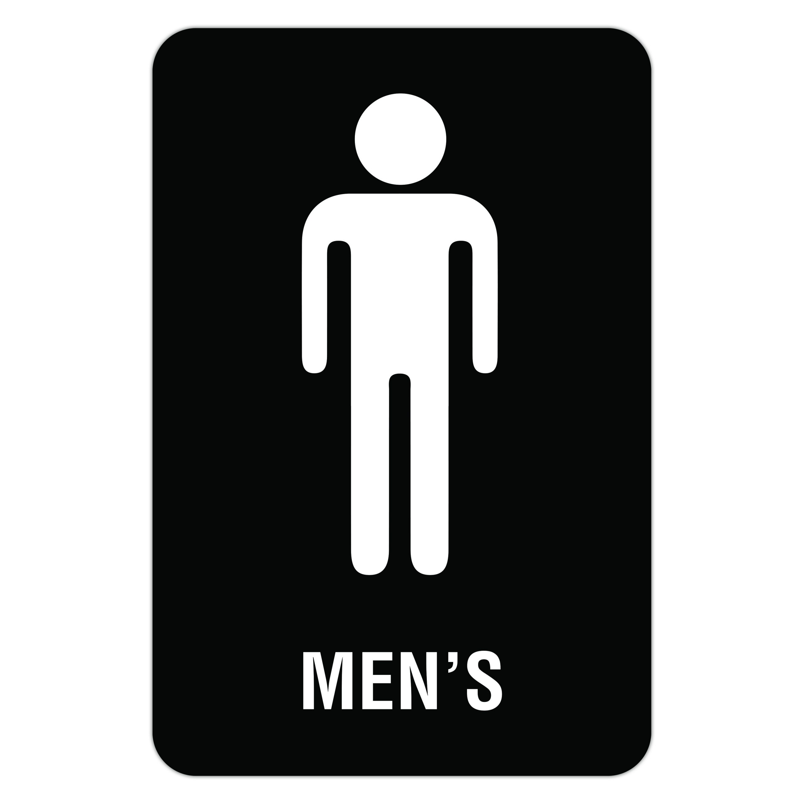 Mens Bathroom American Sign Company