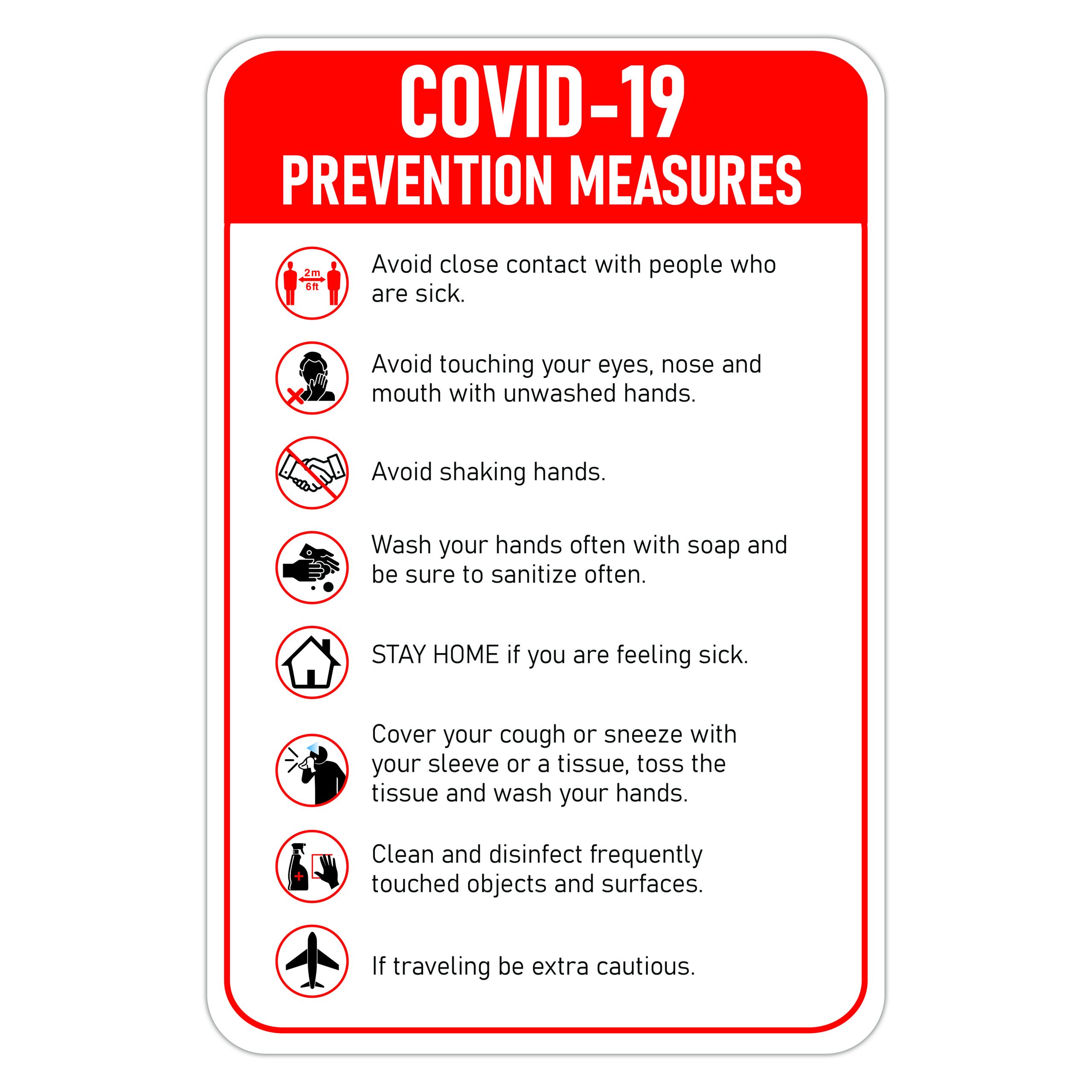 COVID-19 PREVENTION MEASURES - American Sign Company