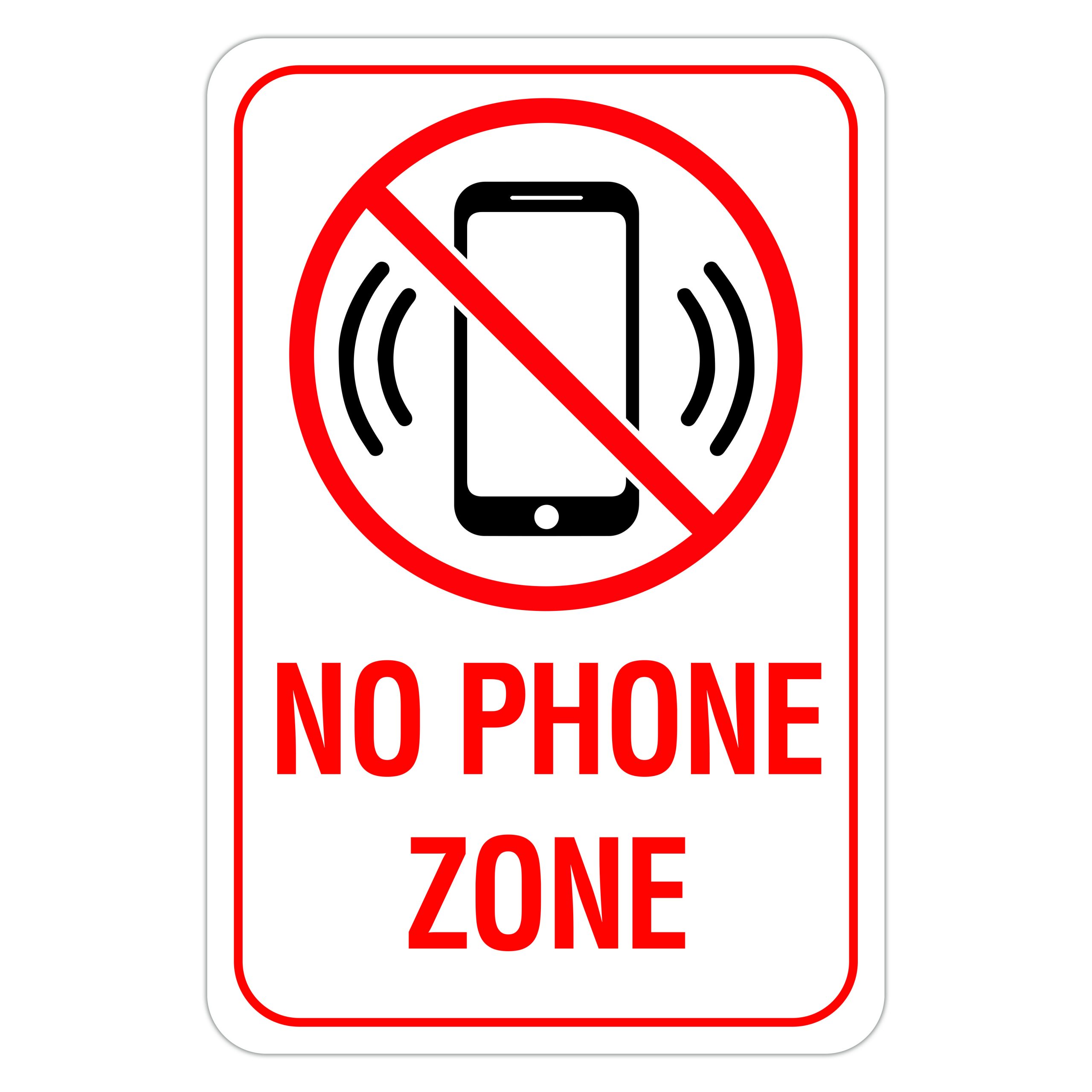 no mobile phone sign meaning