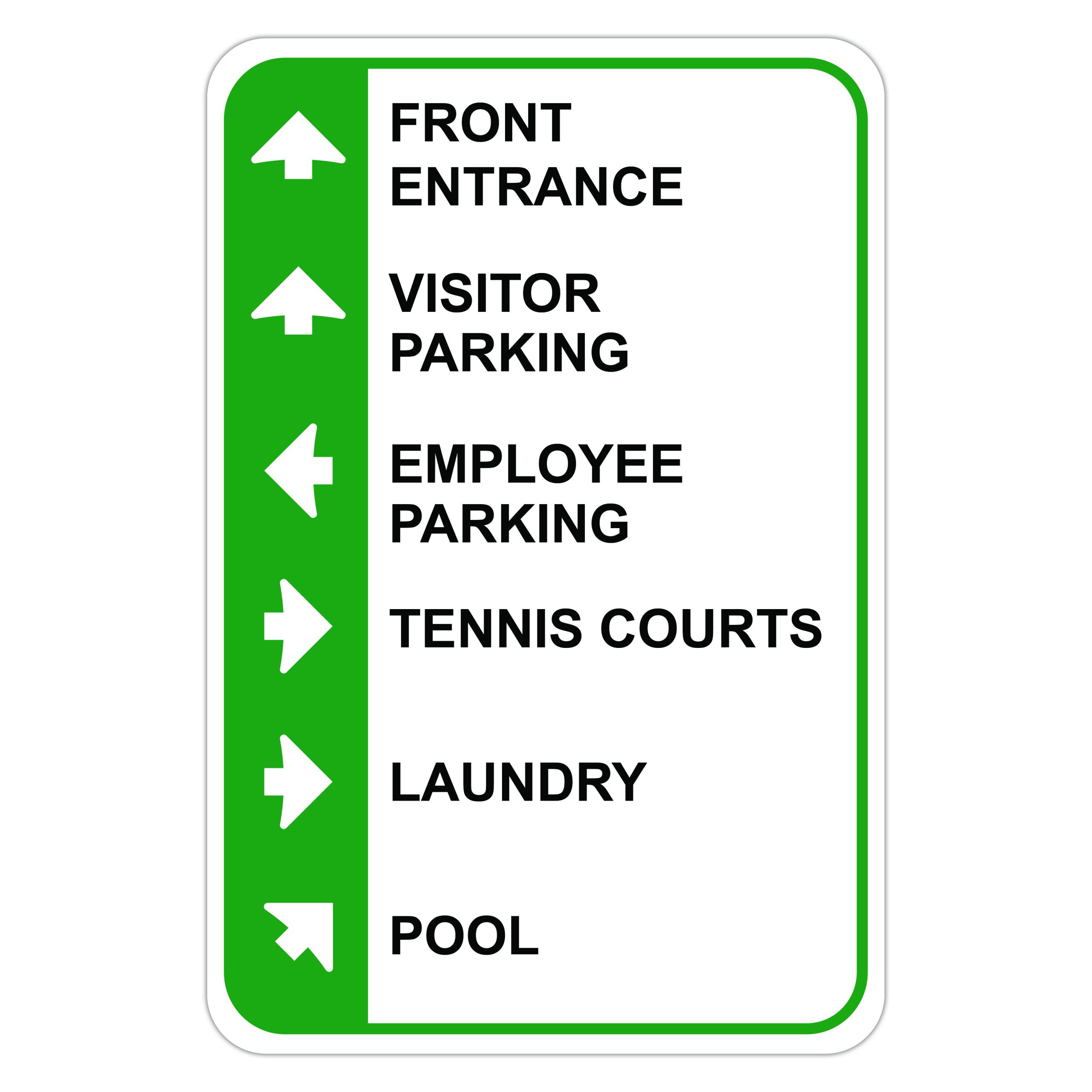 APARTMENT DIRECTIONAL SIGN American Sign Company