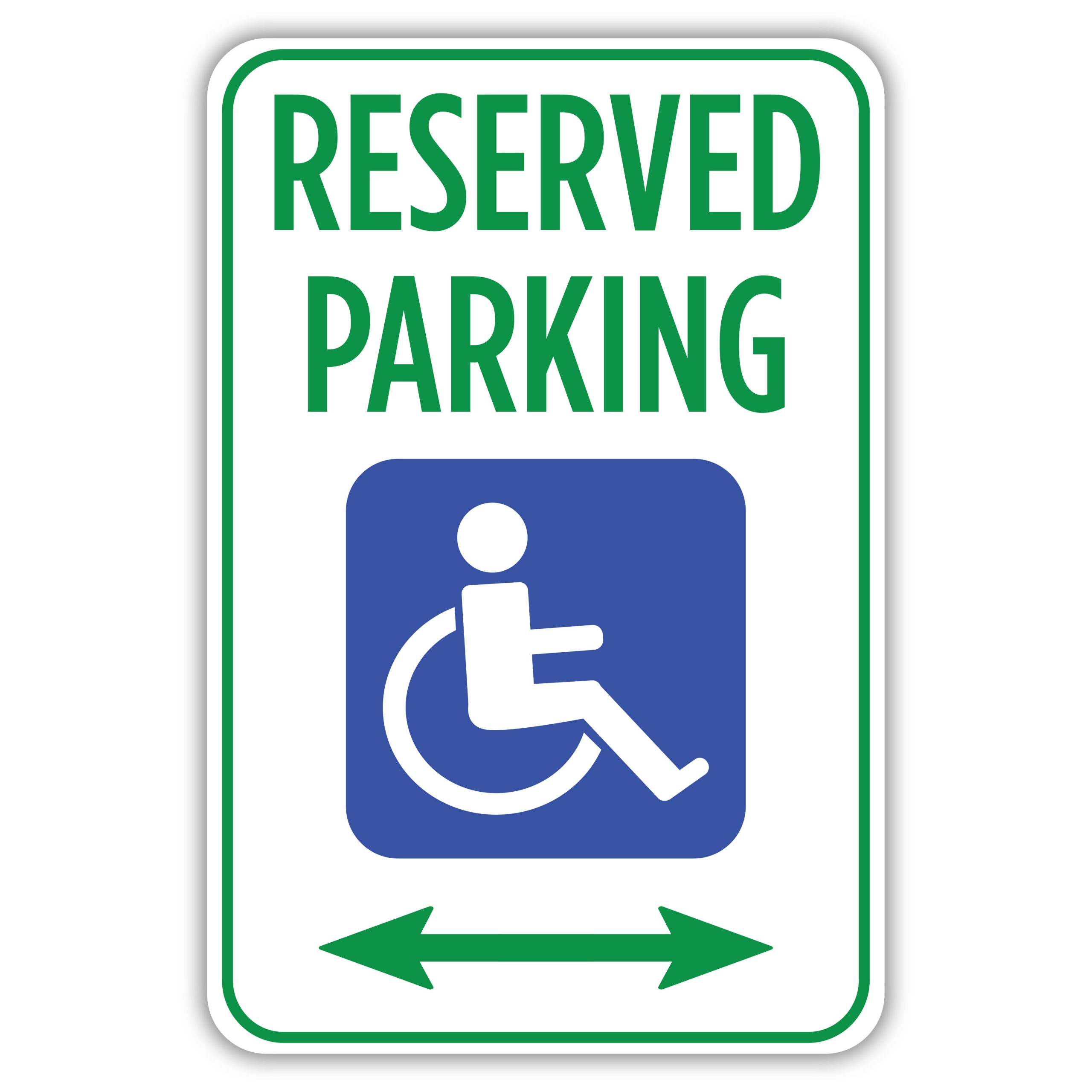 RESERVED PARKING HANDICAPPED - American Sign Company