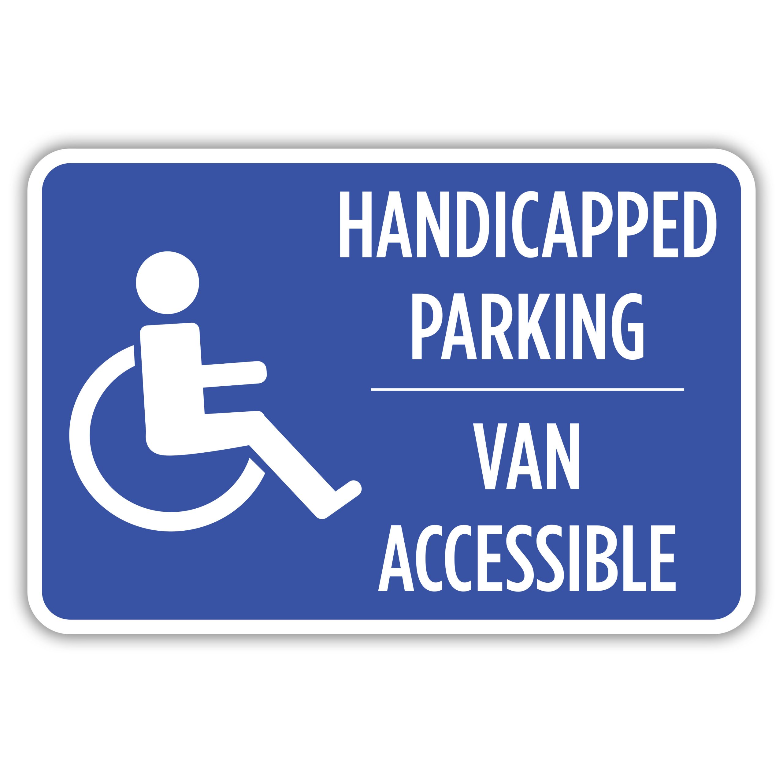 HANDICAPPED PARKING VAN ACCESSIBLE American Sign Company