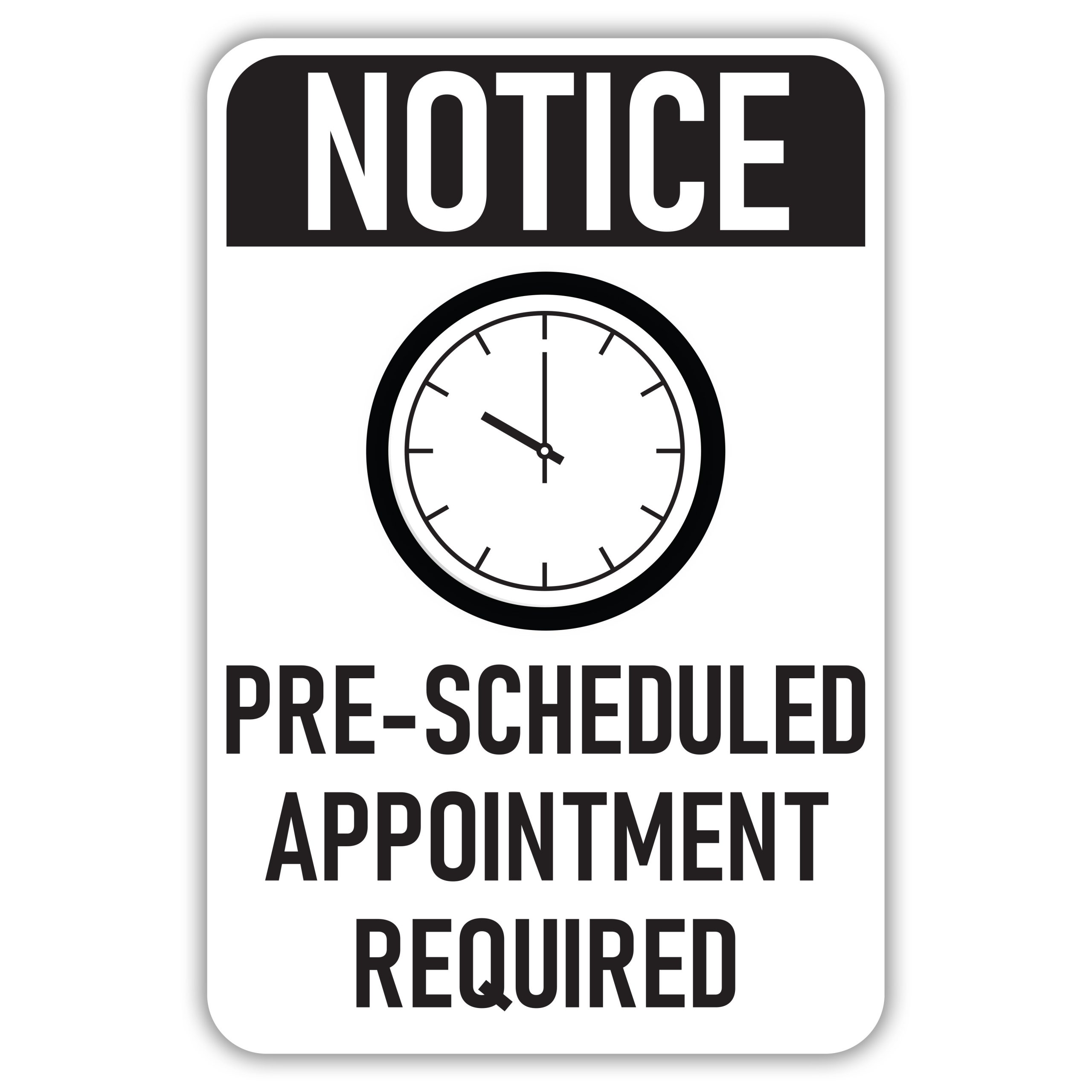 notice-pre-scheduled-appointment-required-american-sign-company