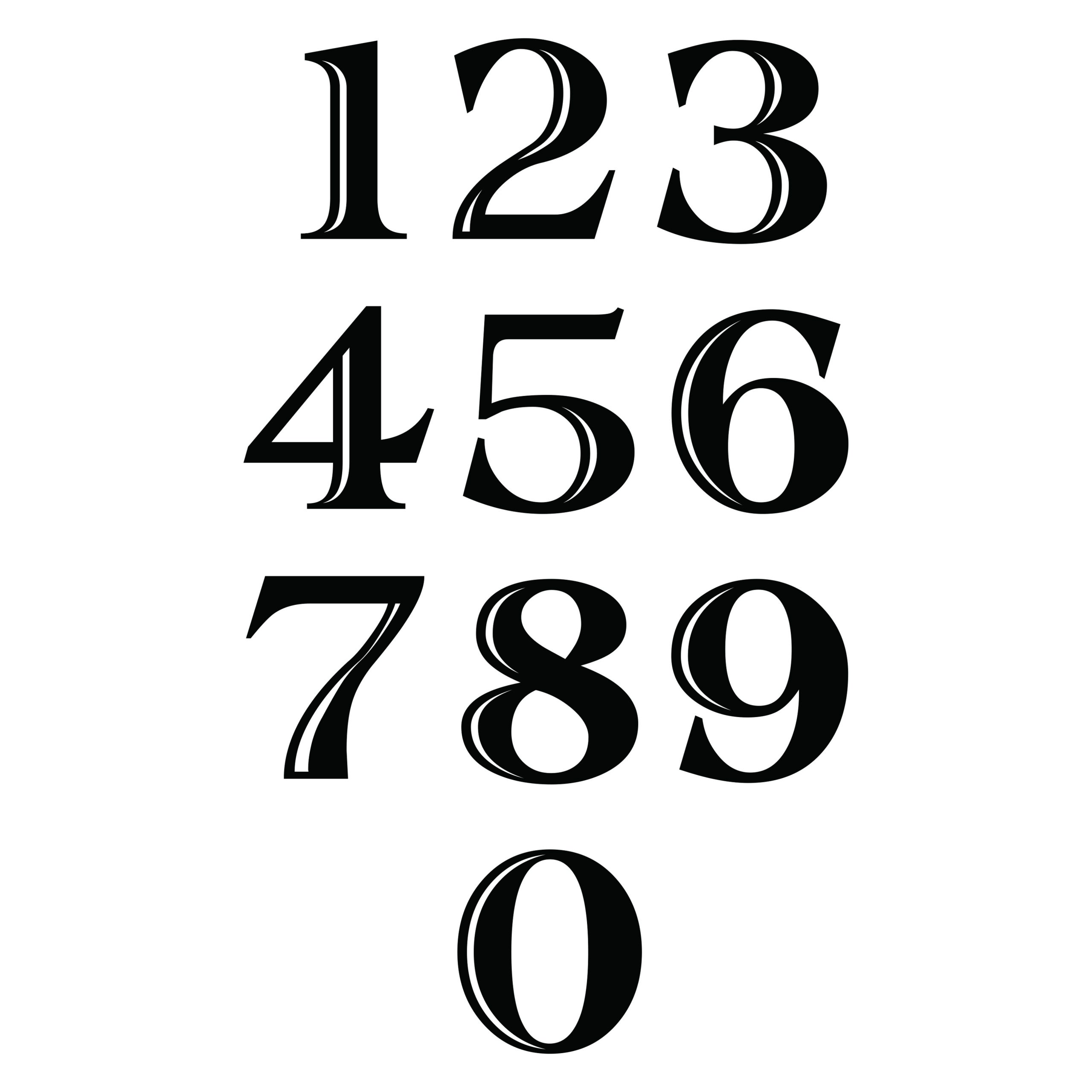 INDIVIDUAL NUMBER SIGN - American Sign Company