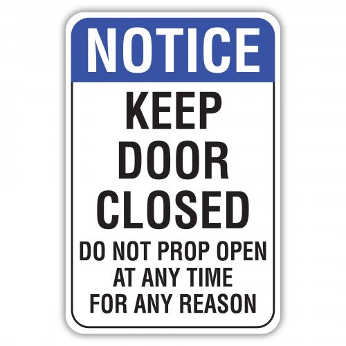 keep door open sign