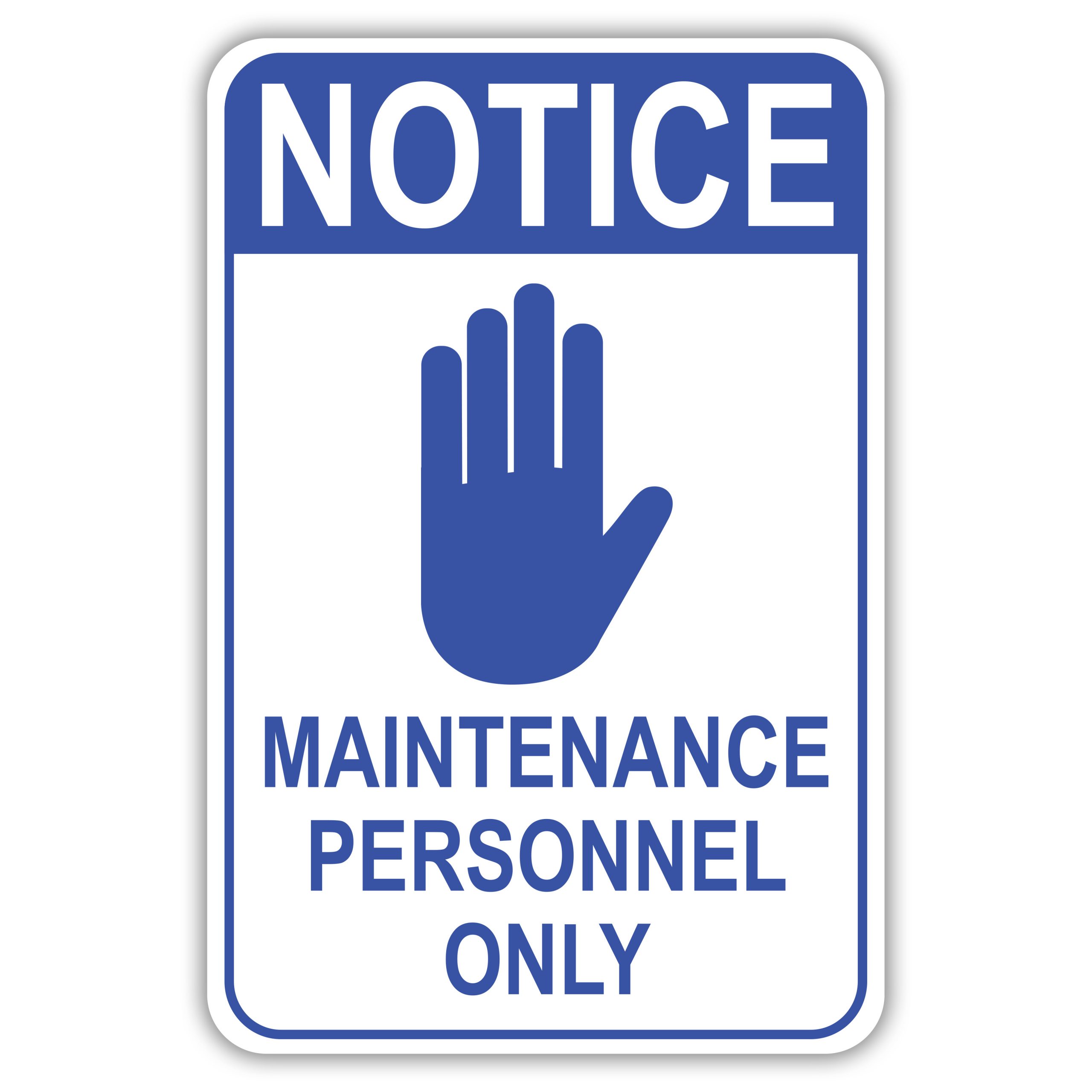 notice-maintenance-personnell-only-american-sign-company