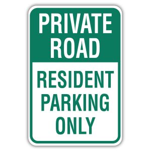 Private road sign countryside farm 3mm High gloss PVC 9454 extremely durable 