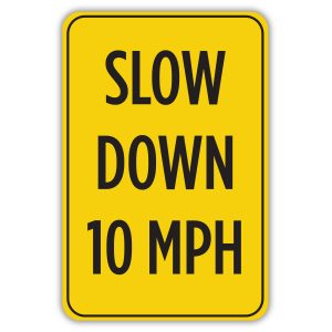 SLOW STEEP HILL AHEAD - American Sign Company