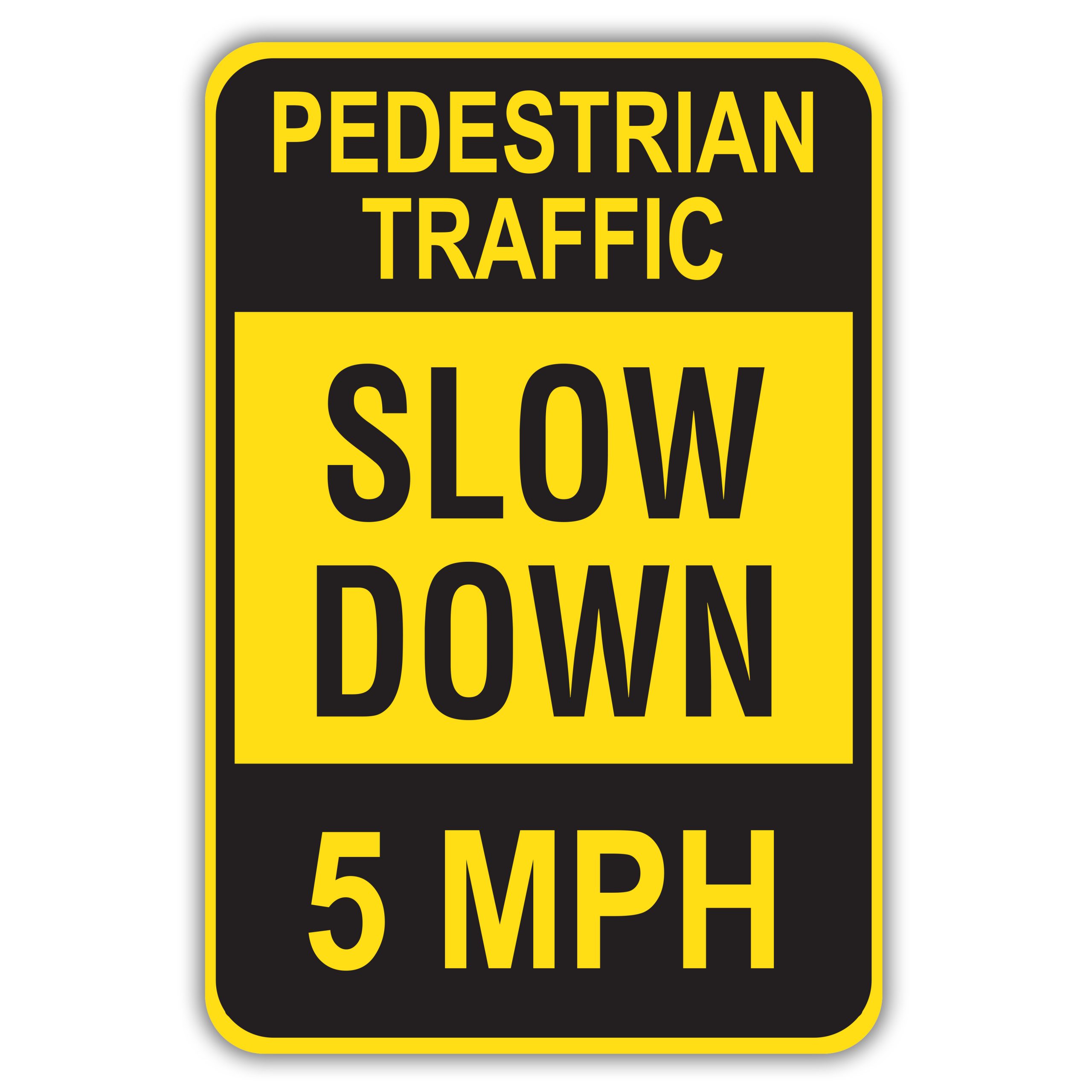 【超特価sale開催】  MPH 5 DOWN SLOW TRAFFIC PEDESTRIAN - Company Sign American その他
