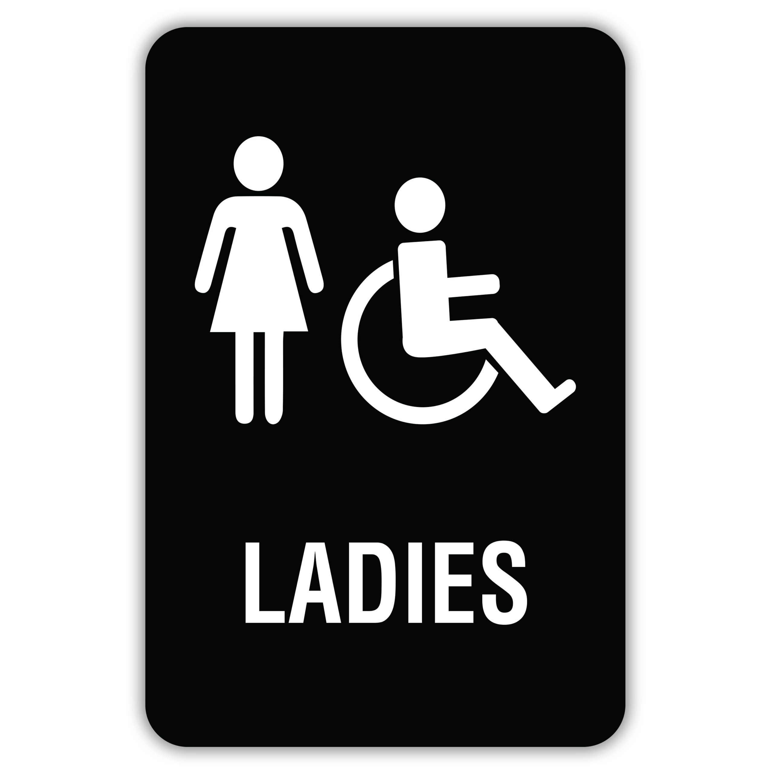 LADIES' RESTROOM American Sign Company