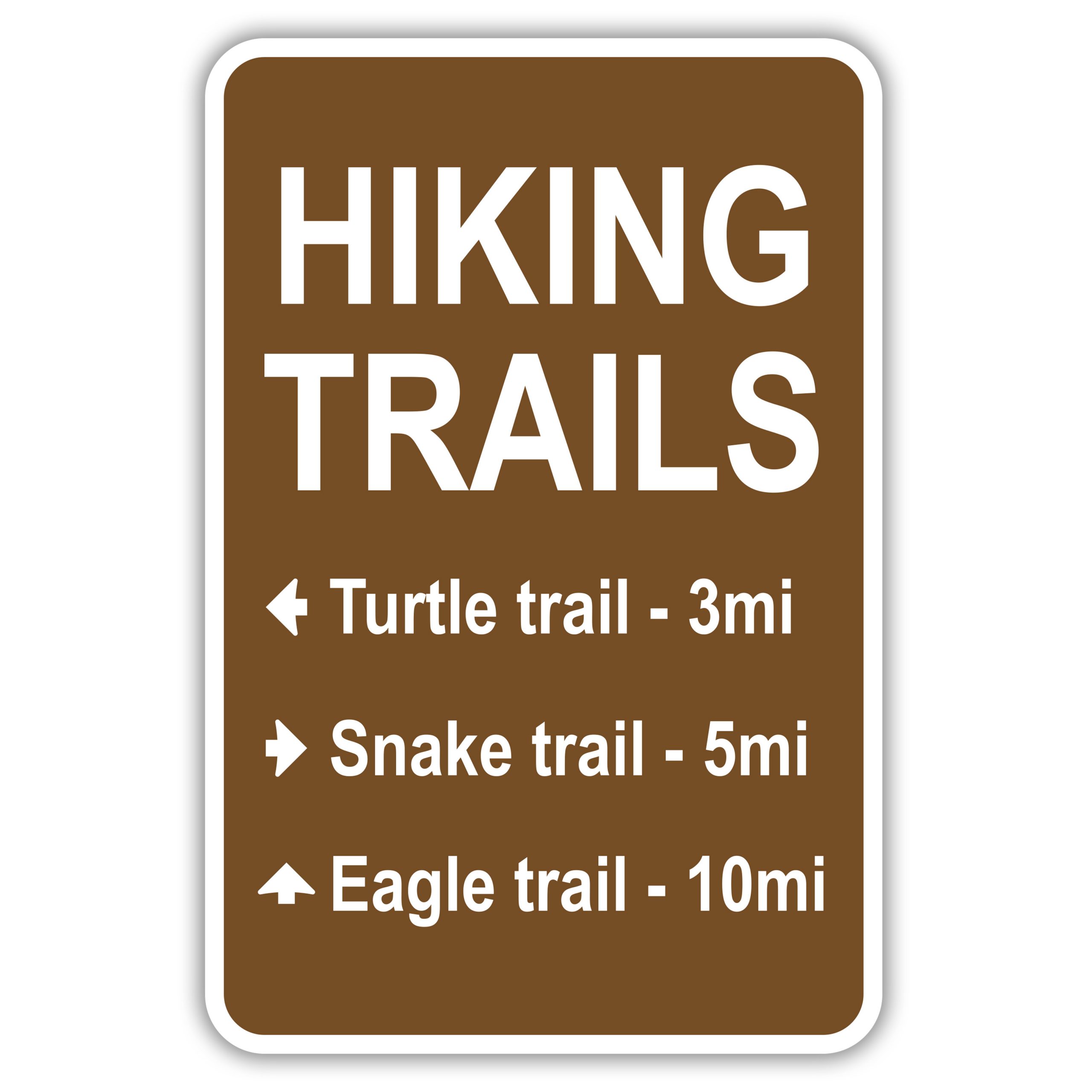 HIKING TRAILS - American Sign Company