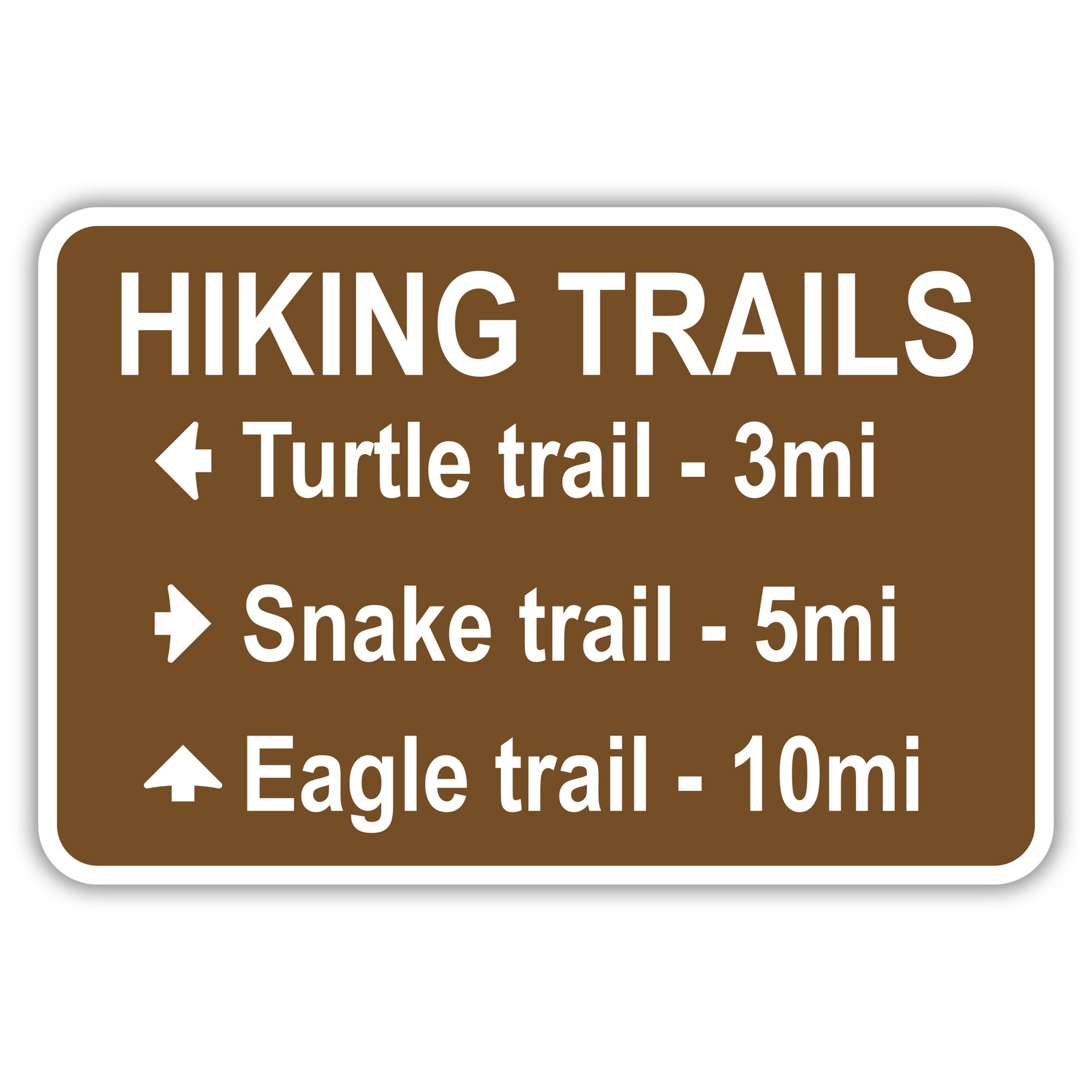 HIKING TRAILS - American Sign Company