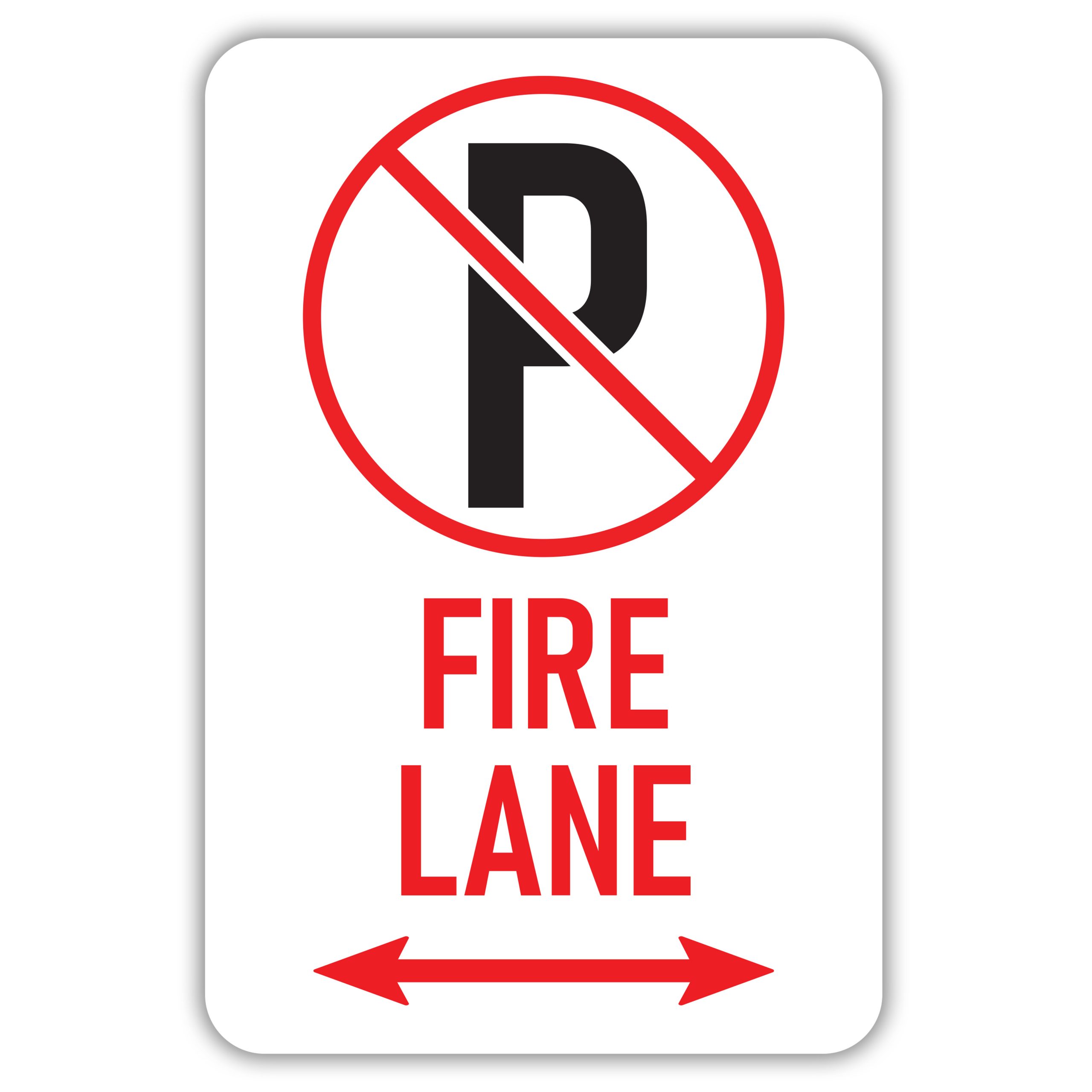 (NO PARKING) FIRE LANE - American Sign Company