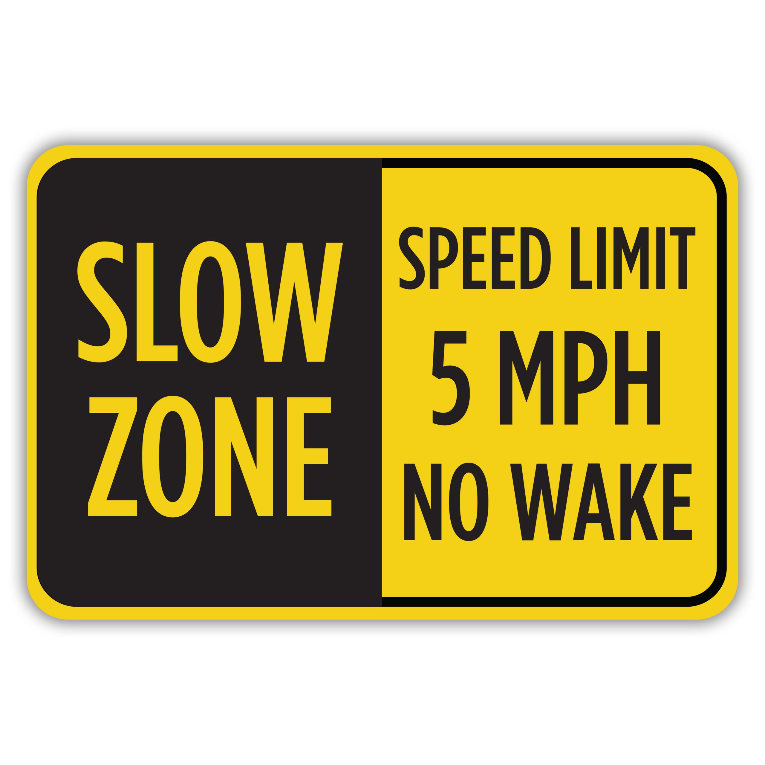 SLOW ZONE SPEED LIMIT - American Sign Company