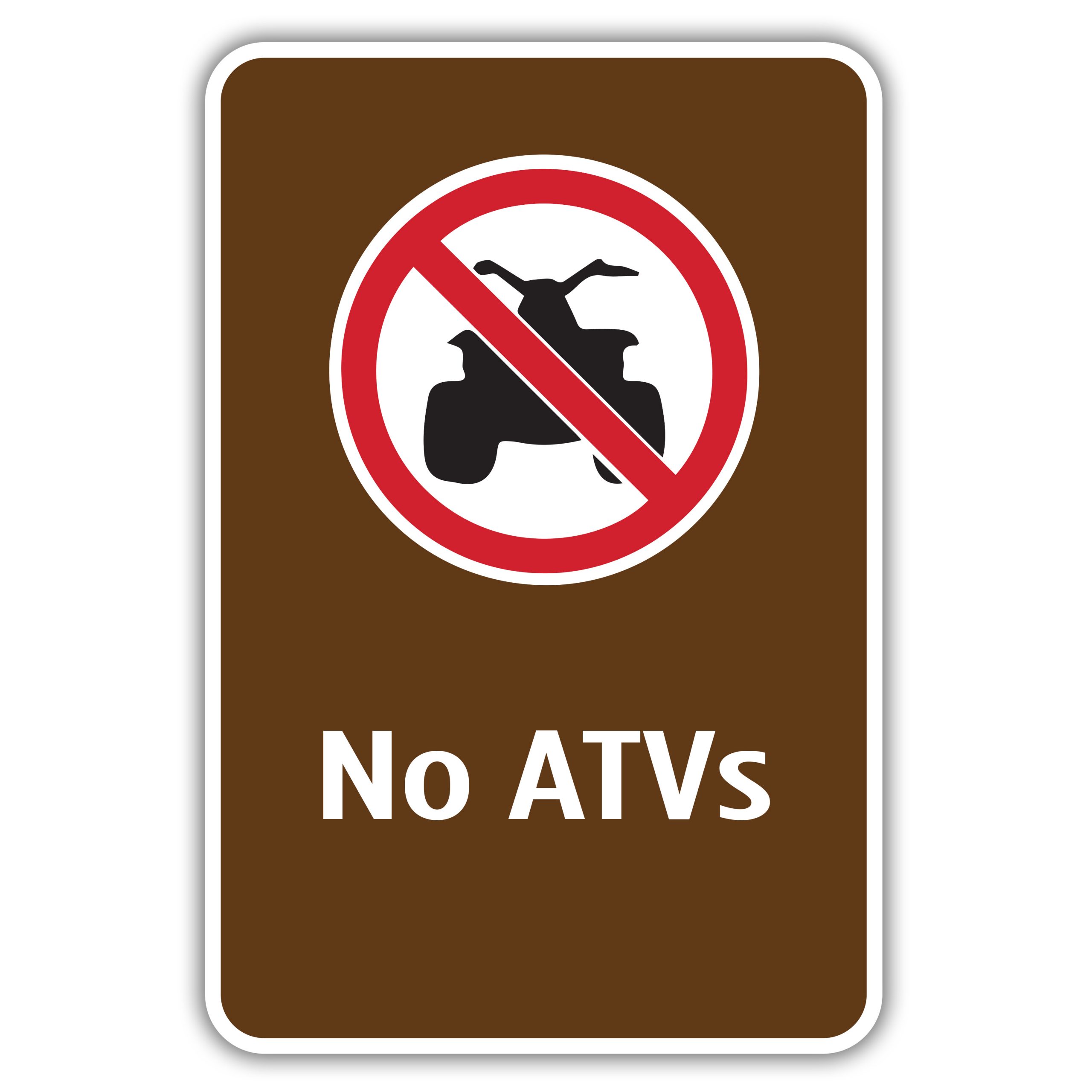 NO ATVS - American Sign Company