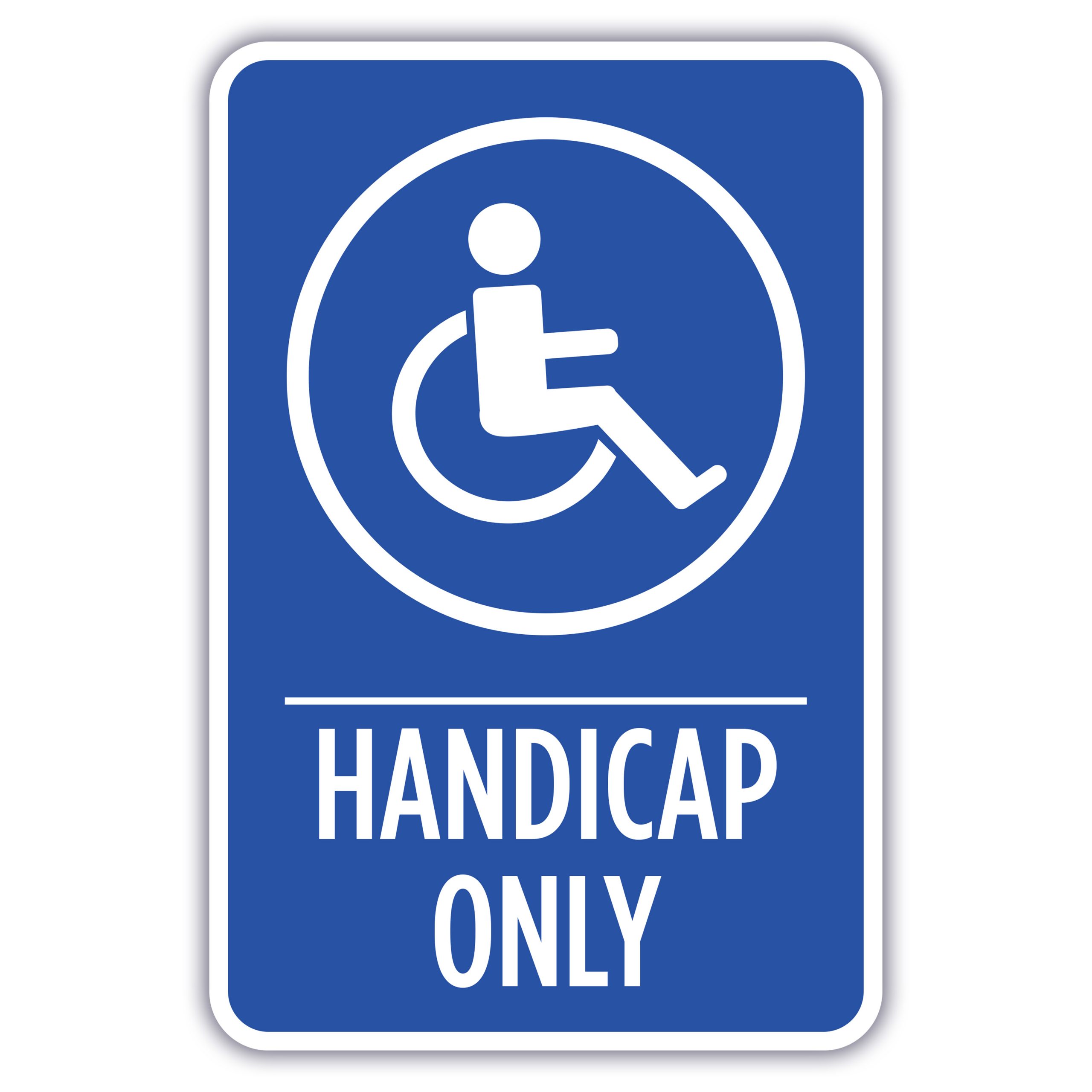 HANDICAP ONLY American Sign Company