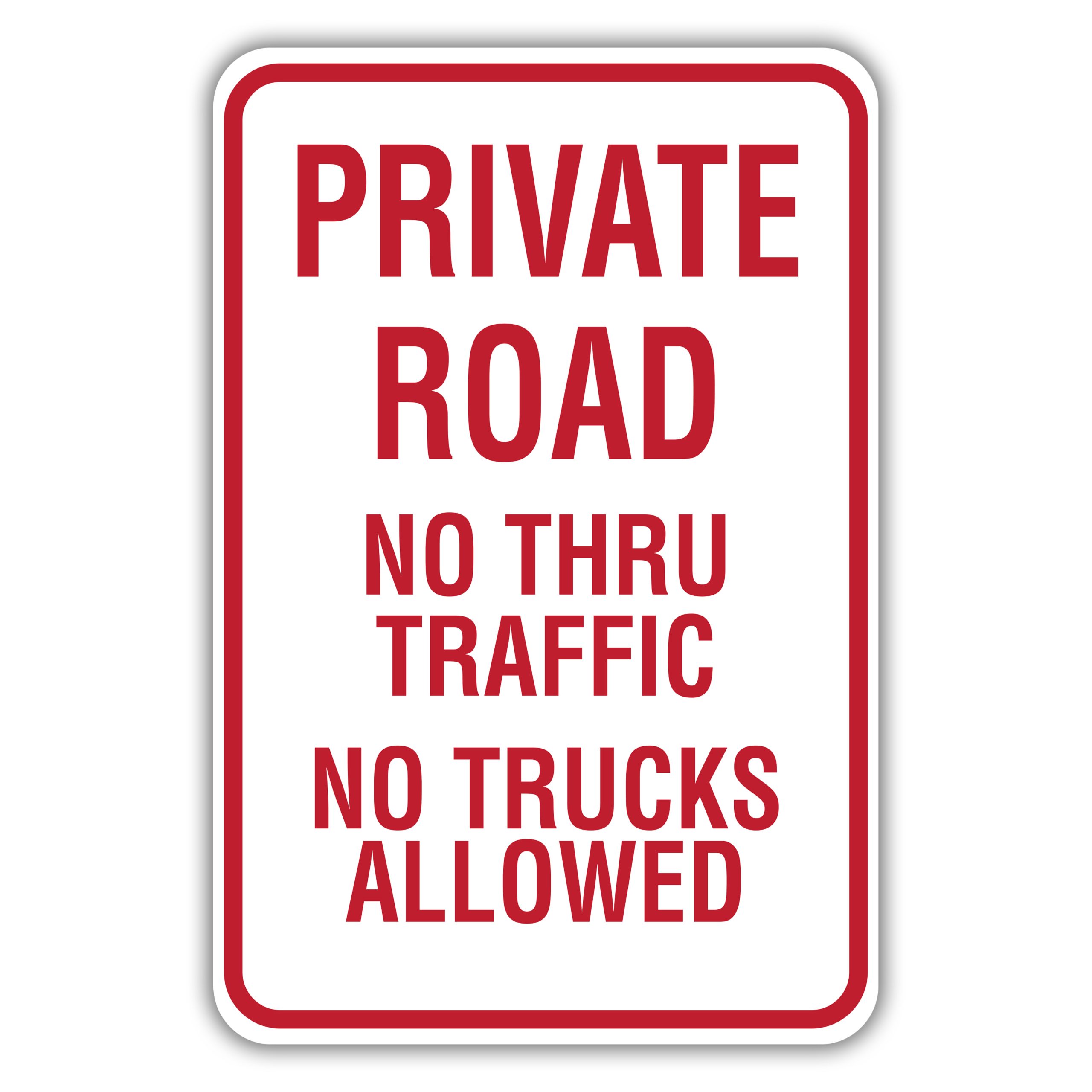 No Through Trucks