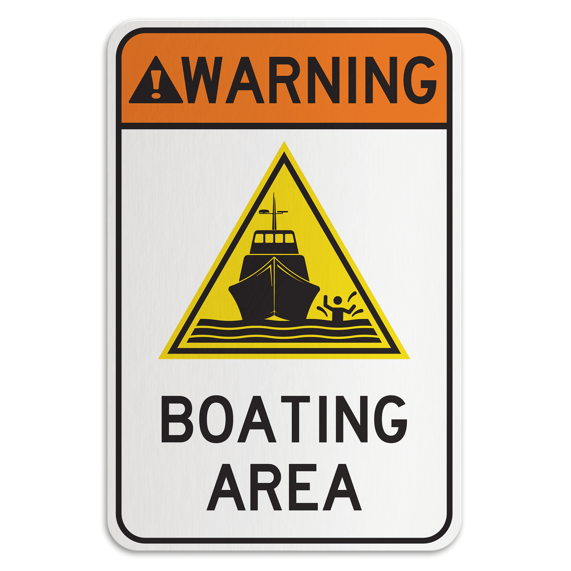 WARNING BOATING AREA - American Sign Company