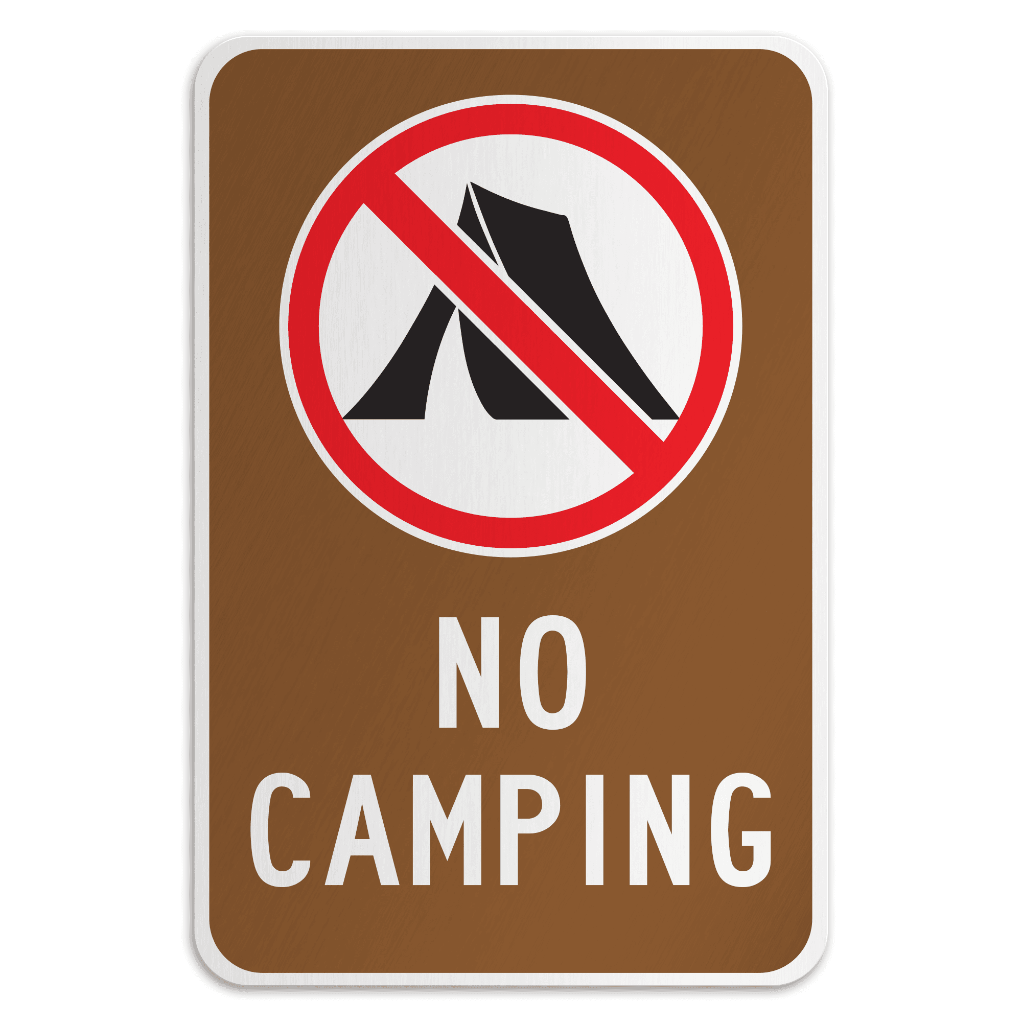 NO CAMPING - American Sign Company