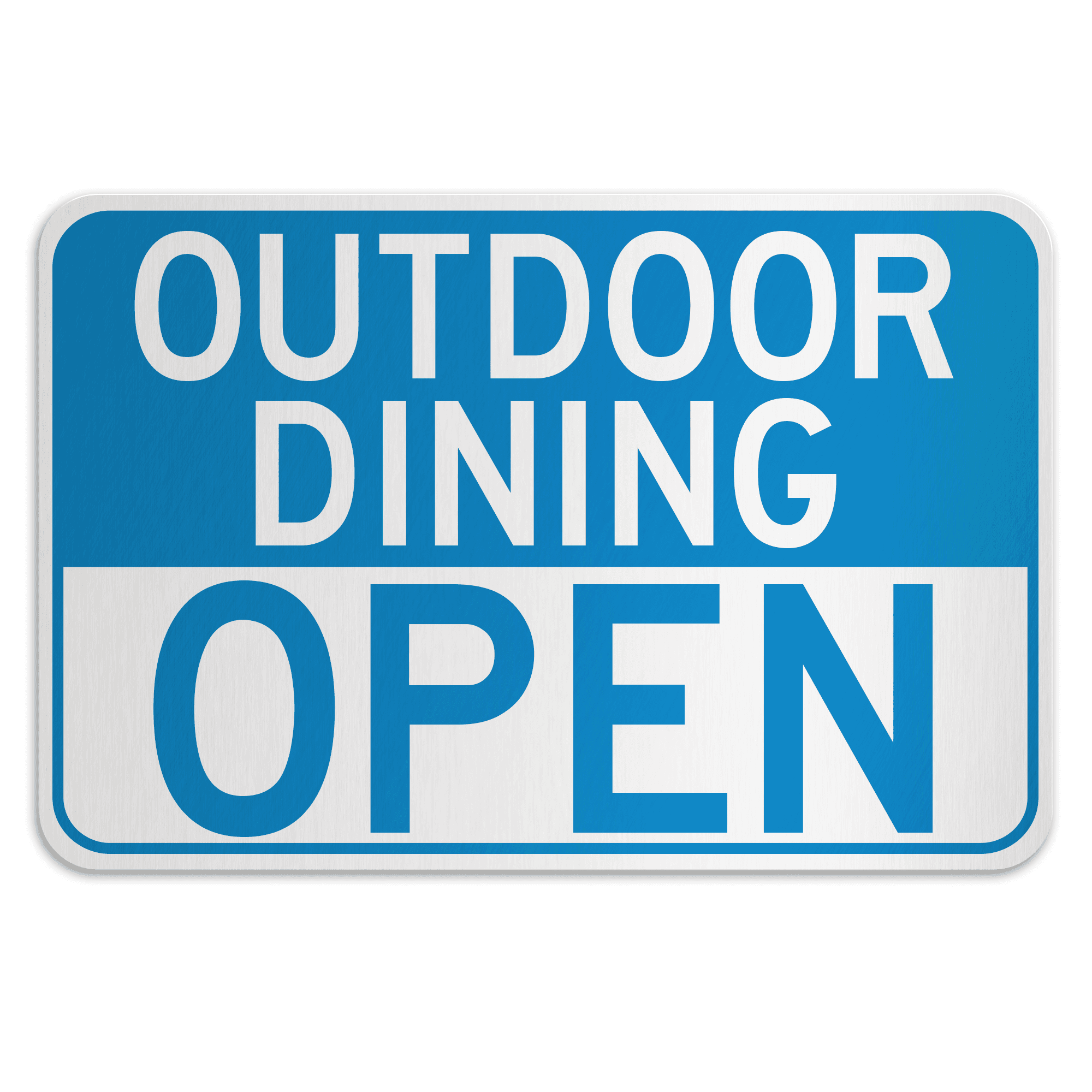 OUTDOOR DINING OPEN American Sign Company