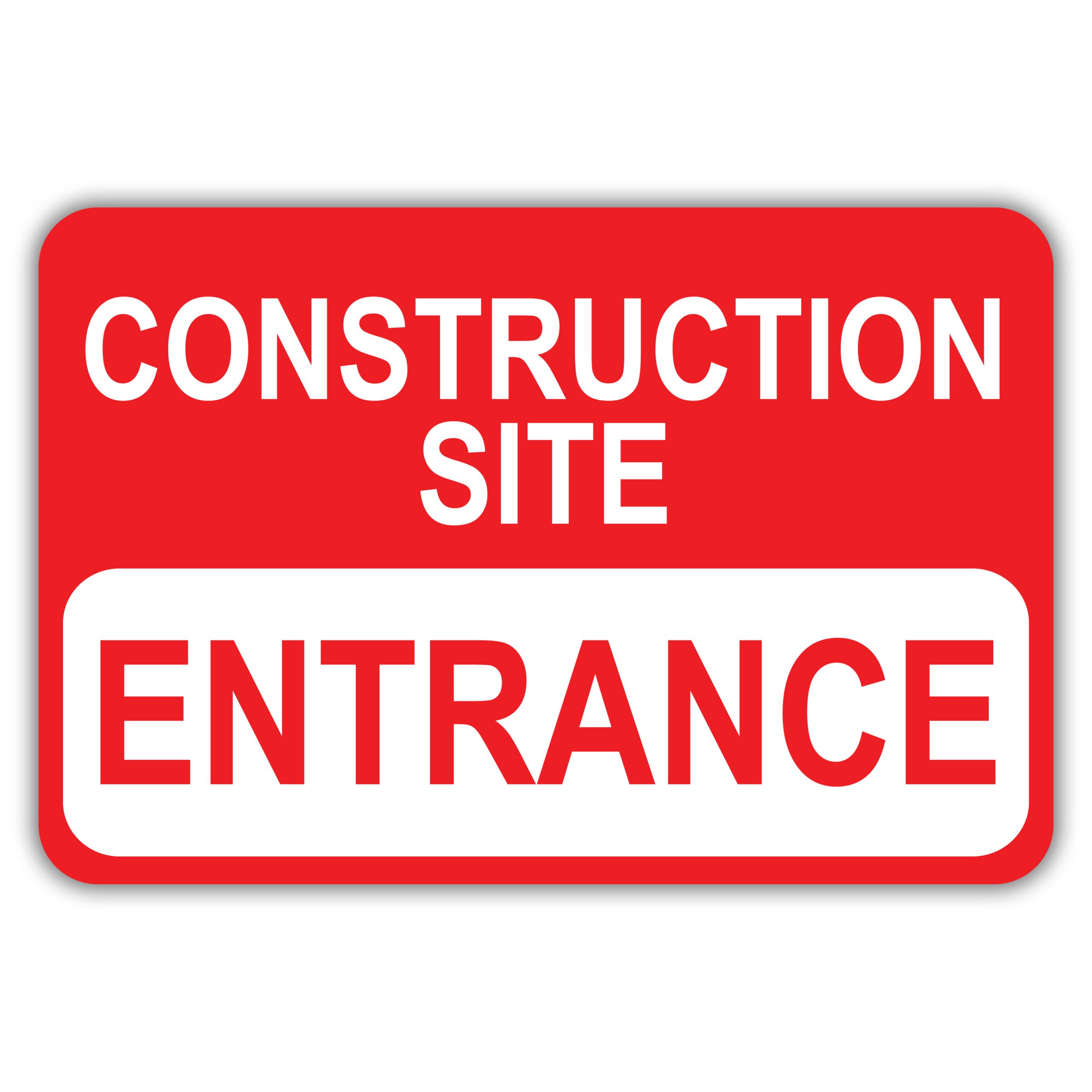 CONSTRUCTION SITE ENTRANCE - American Sign Company