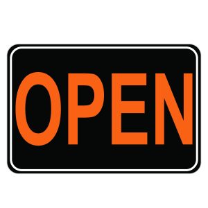 Open Closed Sign Orange Sign Business Sign Storefront Sign -  Israel