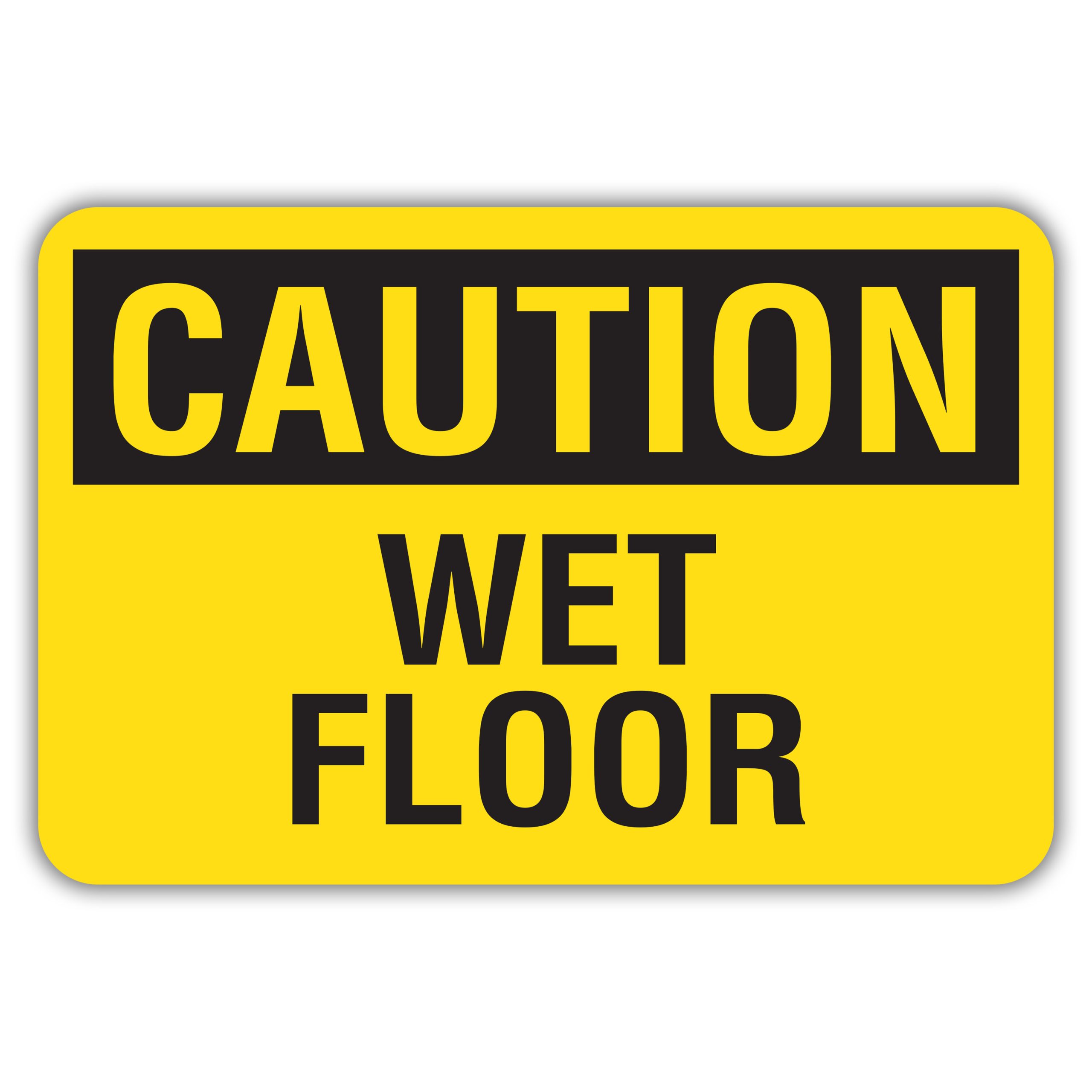 CAUTION WET FLOOR - American Sign Company