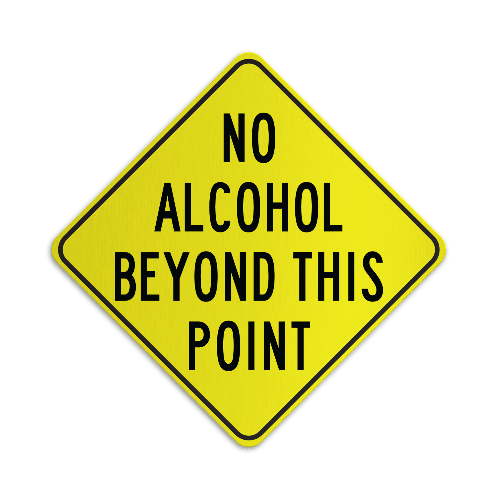 NO ALCOHOL BEYOND THIS POINT - American Sign Company